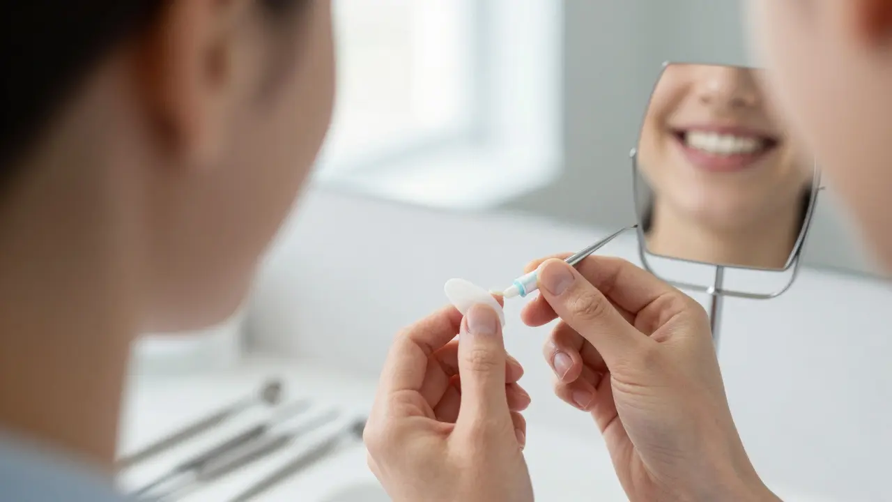 Jednoduchý návod k použití nalepovacích zubů - krok za krokem